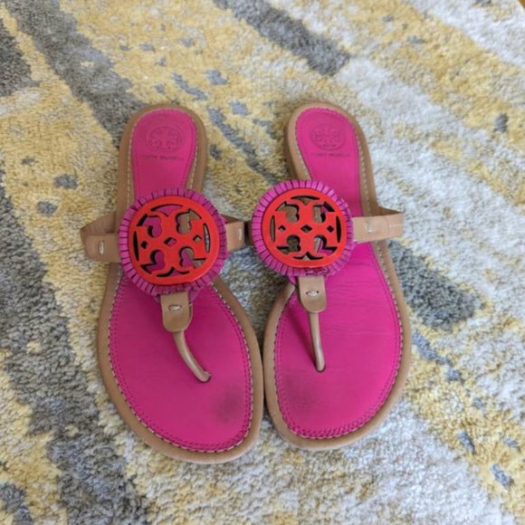 Tory Burch Shoes - Tory Burch Fringe Miller Sandals